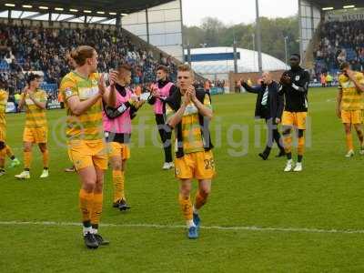 Colchester United  v Yeovil Town, Colchester, UK - 6 May 2017