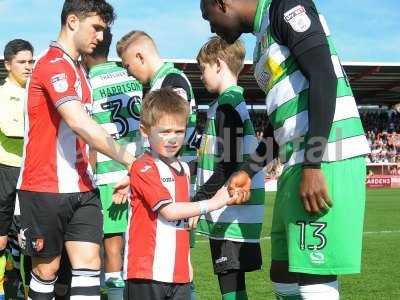 Exeter City v Yeovil Town, Exeter, UK - 25 Mar 2017