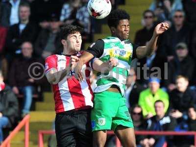 Exeter City v Yeovil Town, Exeter, UK - 25 Mar 2017