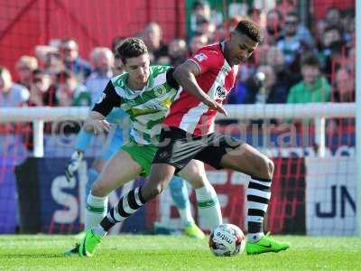 Exeter City v Yeovil Town, Exeter, UK - 25 Mar 2017