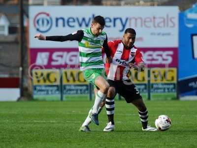 Exeter City v Yeovil Town, Exeter, UK - 25 Mar 2017