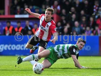 Exeter City v Yeovil Town, Exeter, UK - 25 Mar 2017