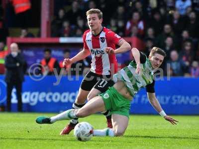 Exeter City v Yeovil Town, Exeter, UK - 25 Mar 2017