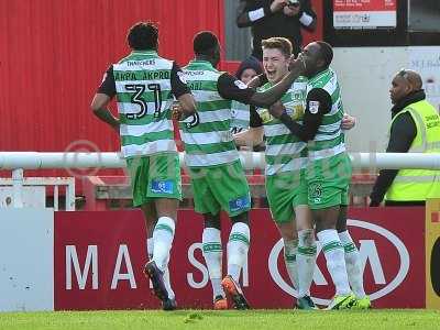 Exeter City v Yeovil Town, Exeter, UK - 25 Mar 2017