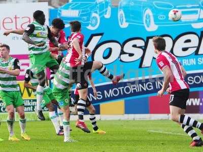 Exeter City v Yeovil Town, Exeter, UK - 25 Mar 2017