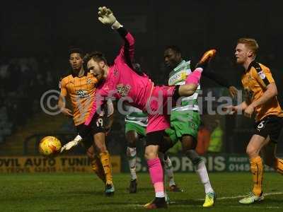 Yeovil Town v Cambridge United, Yeovil UK - 14 Feb 2017