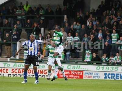 Nathan Smith challenges for the ball against Sheffield Wednesday