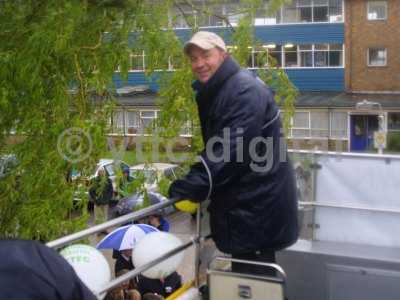 gary on bus by tree