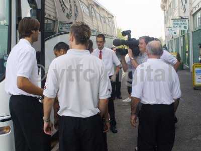 getting on bus