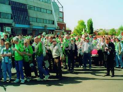 green army at Villa