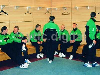 Players try dressing for size