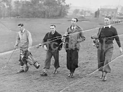 golfing